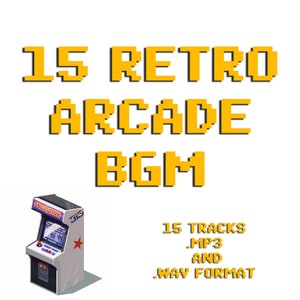 15 twitch-muziekstreamers Retro arcademuziek, 15 nummers, sfeergeluiden, achtergrondmuziek, achtergrondmuziek, voor streamers en Vtubers, YouTube-muziek