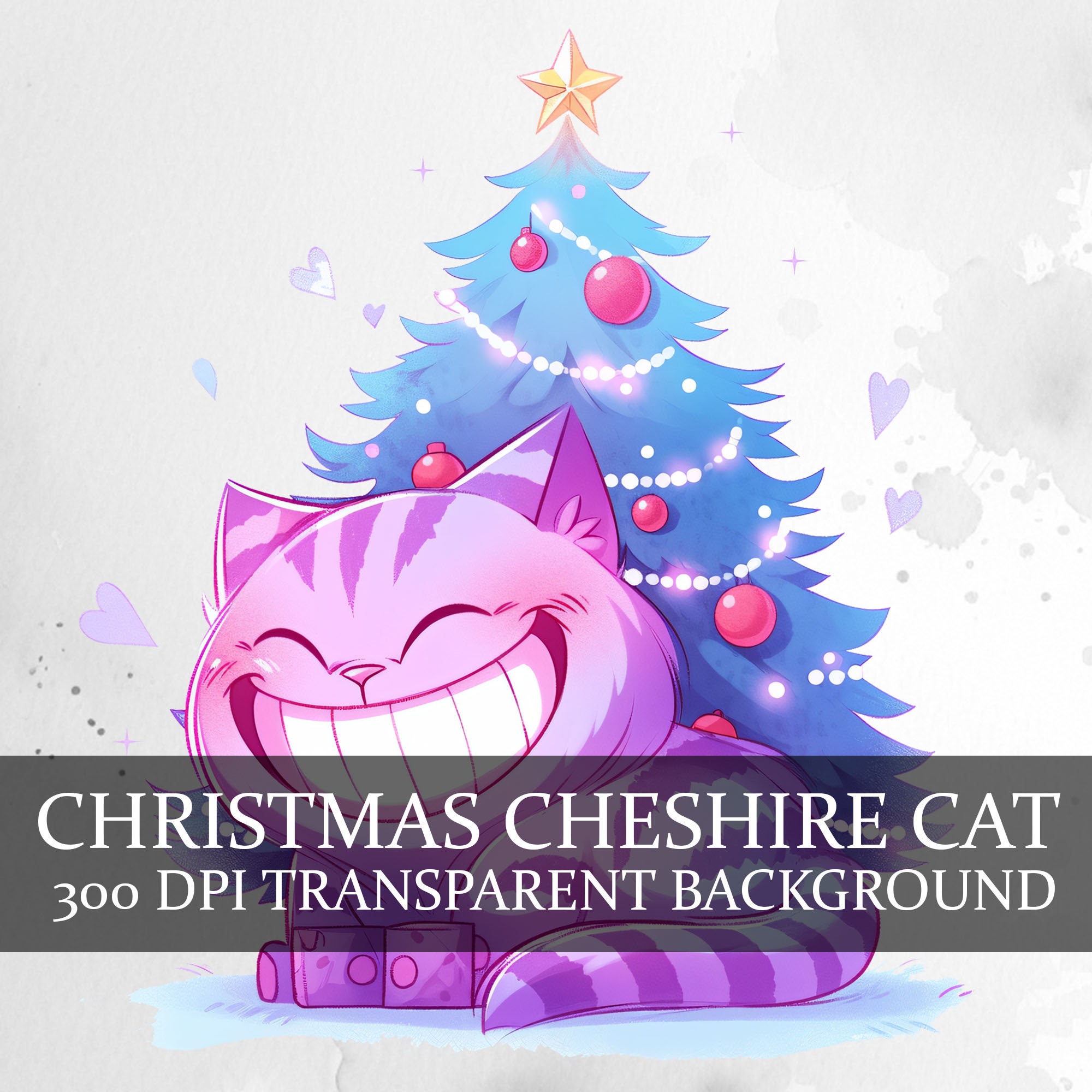 20 Christmas Cheshire Cat Clipart PNG Cheshire Cat Christmas