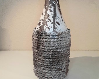 PHD Rope Vase, Brown & White