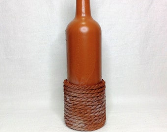 PHD Rope Vase, Brown & White