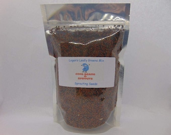 Logan's Leafy Greens Mix Seeds for Sprouting microgreens,  "Cool Beans N Sprouts ", A USA Business