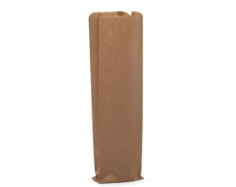 Kraft paper bottle Carry out bag QUART 4.25X2.5X16 -500Pcs