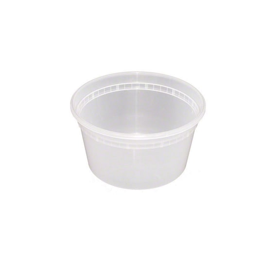 12 Oz Heavy-duty Deli Containers With Airtight Lids Food Storage