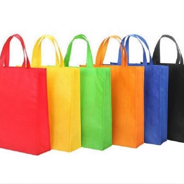 Pack of 12Pcs Reusable Eco Friendly Treat bag, Goody, Gift, Book, Party and Favor Bag -W 8 x H 11 xD 5-Non Woven  water repellent-washable