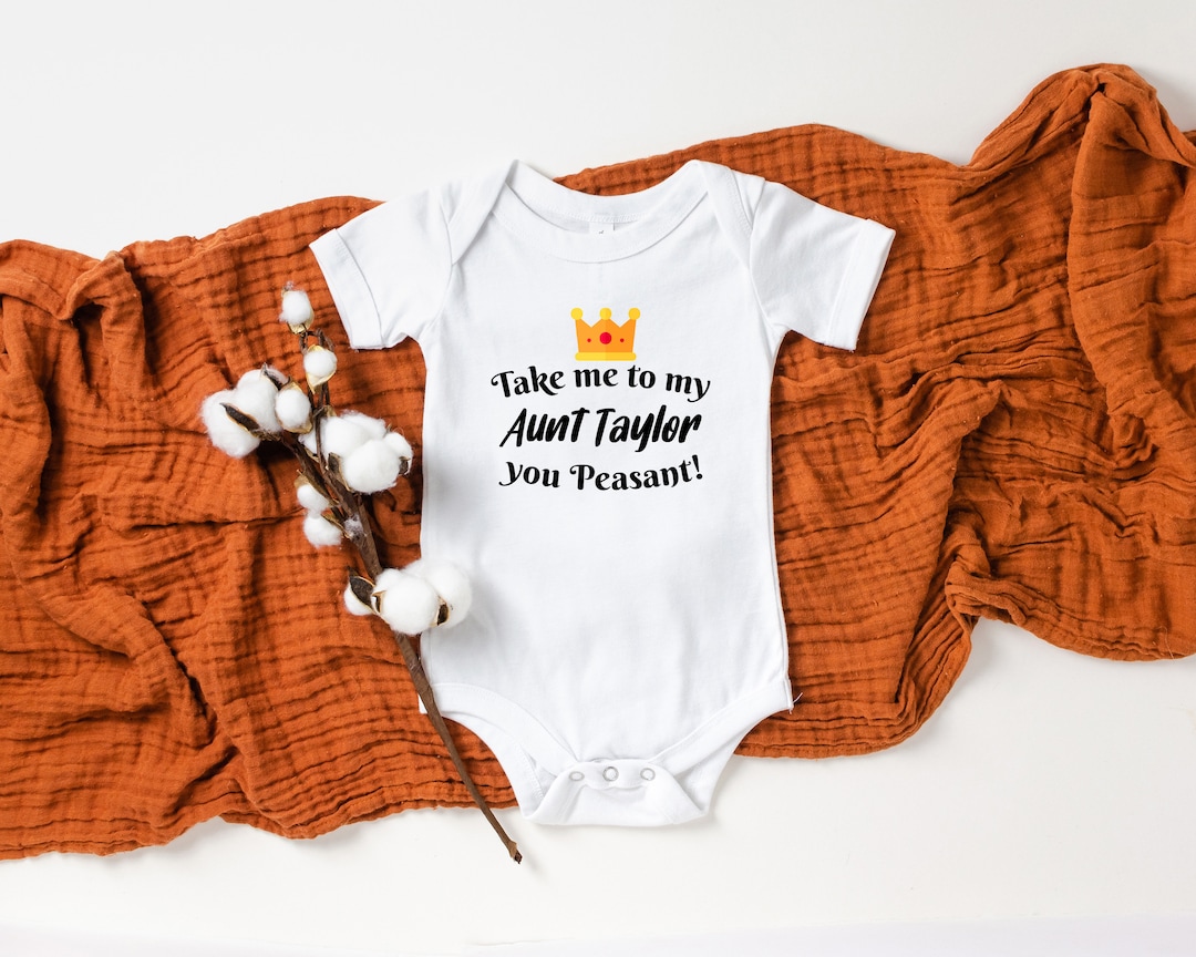 Personalized Cute Aunts Baby Clothes Aunts Baby Onesie® Customized Onesie® Custom Baby Onesie