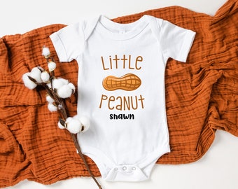 Adorable Little Baby Nut Baby Onesie® Personalized Little Nut Onesie® Customized Little Nut Onesie® Adorable Nut Onesie® Custom Nut Onesie®