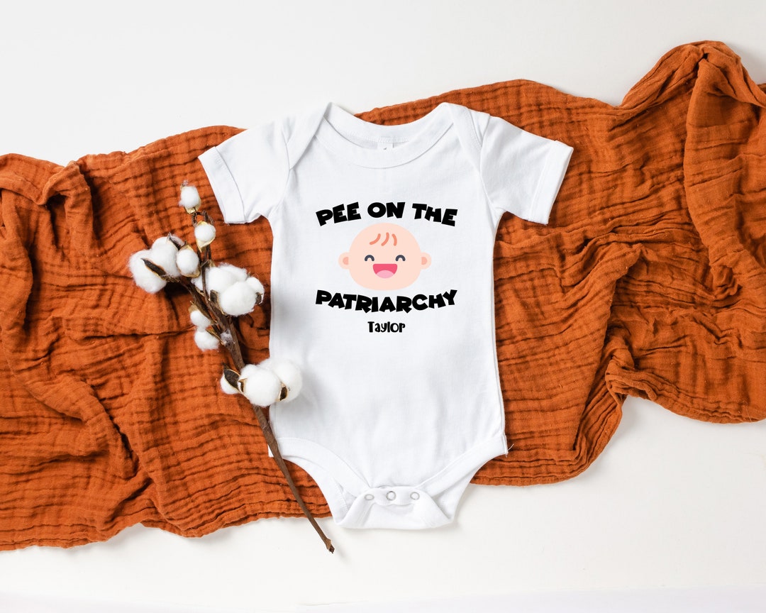 Personalized Baby Clothes Cute Pee Baby Onesie® Personalized Onesie® Customized Onesie® Custom