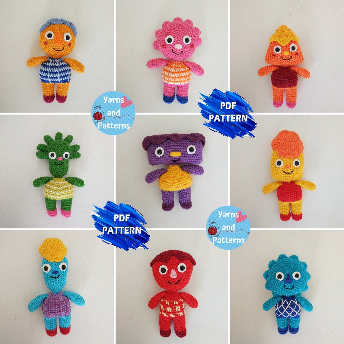 Set of 9 Super Simple Songs Noodle Blossom Kernel Broccoli Etsy México