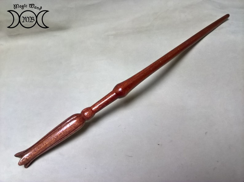Baguette magique en bois inspiration Luna Lovegood