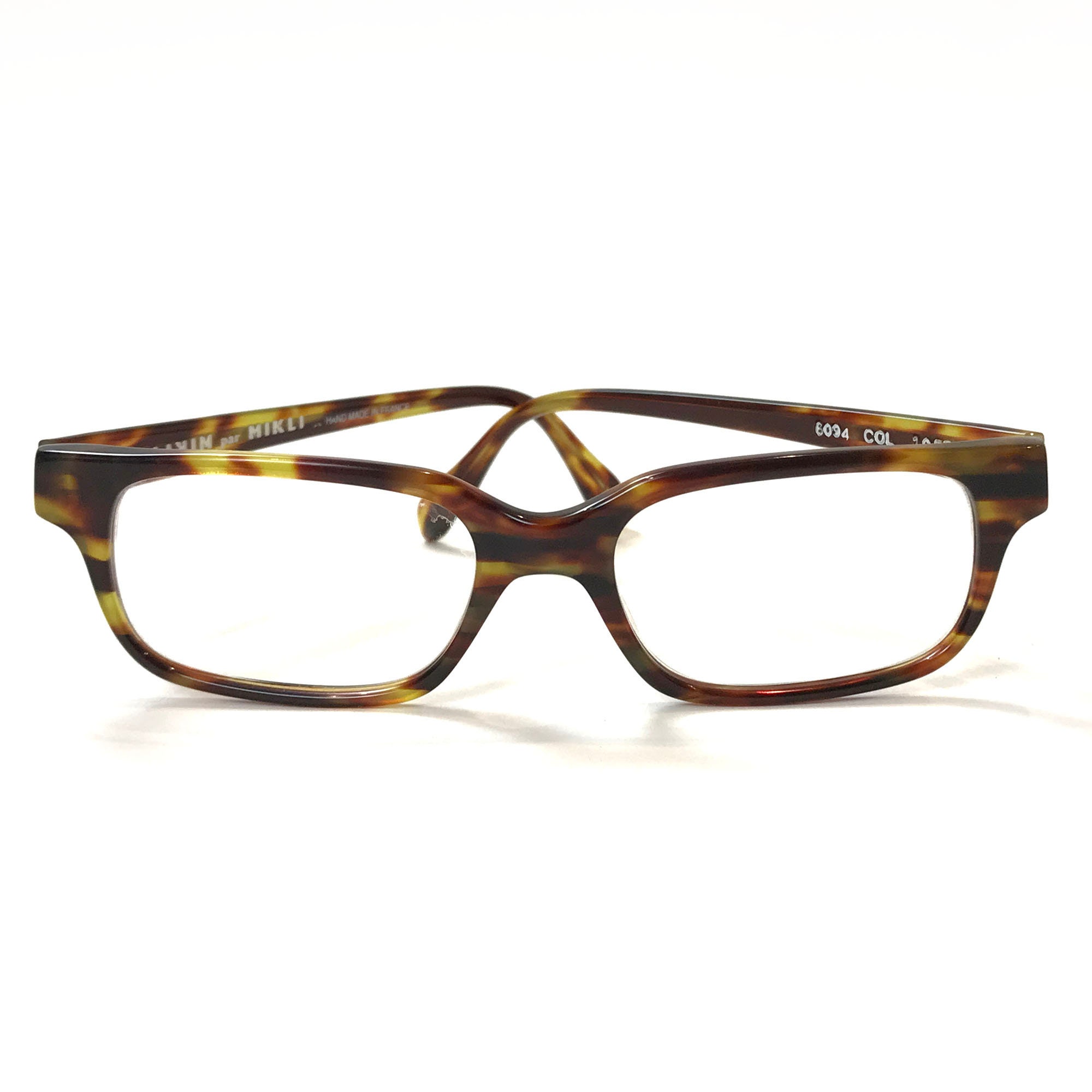 Alain Mikli Par Mikli 2202 Eyeglasses Cat Eye Col 2354 Brown France Brown lens Alain Mikli® - A03529 | Cat-Eye Acetate Optical Frame main image 2