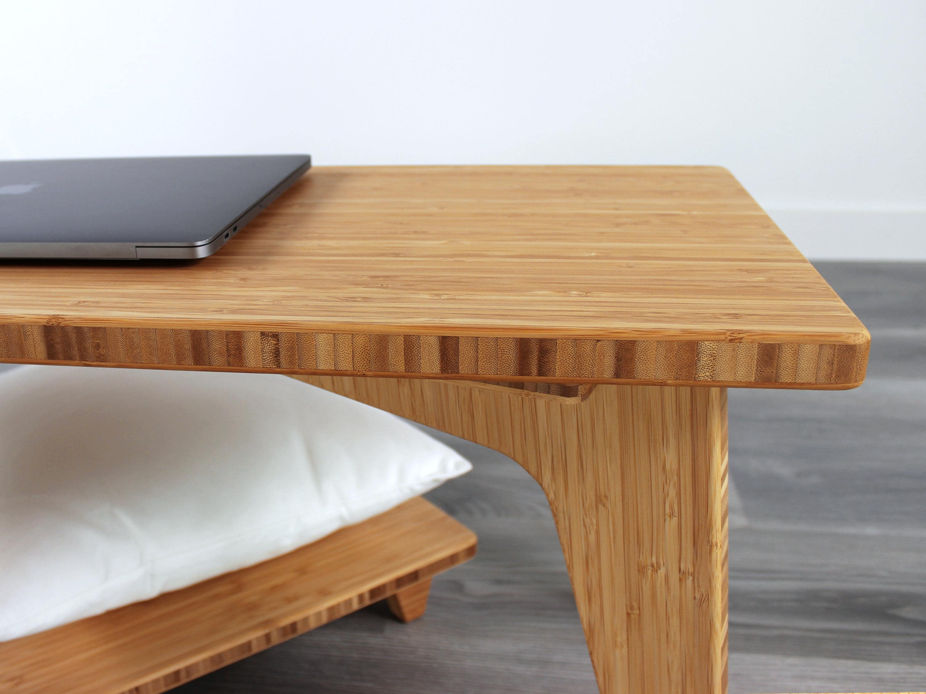 Low Bamboo Desk With Floor Seating | Japanese Style Work Table