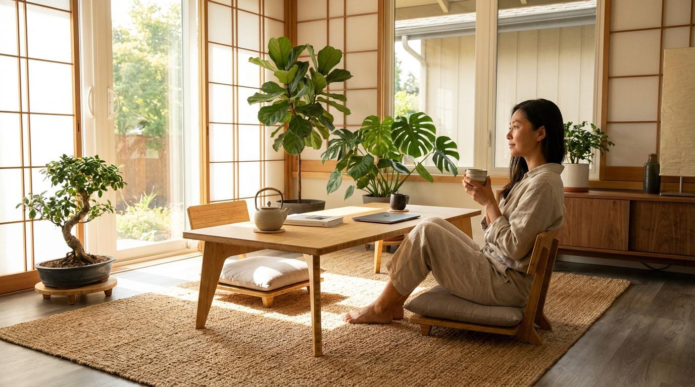 Small Rectangle LOW Dining Table, Coffee Table or Desk | Japanese