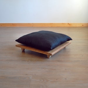 Floor Chair for Cushion/Pillow Meditation Stool Japanese Tatami Chabudai Coffee Table Accessory Natural BAMBOO immagine 6