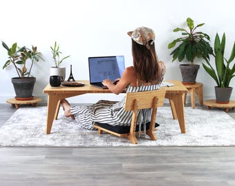 Low sitting desk chair discount