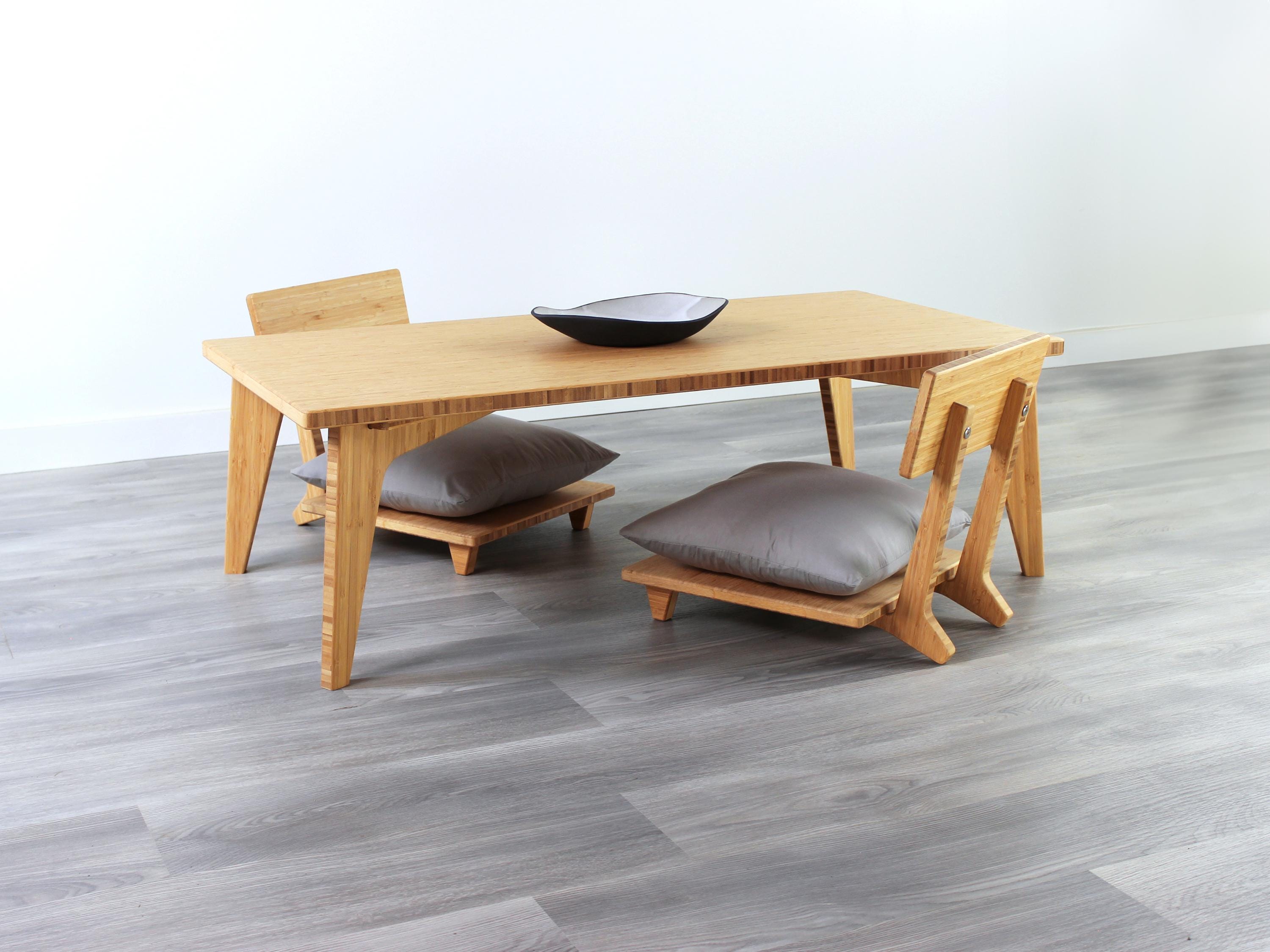 Small Rectangle LOW Dining Table, Coffee Table or Desk | Japanese
