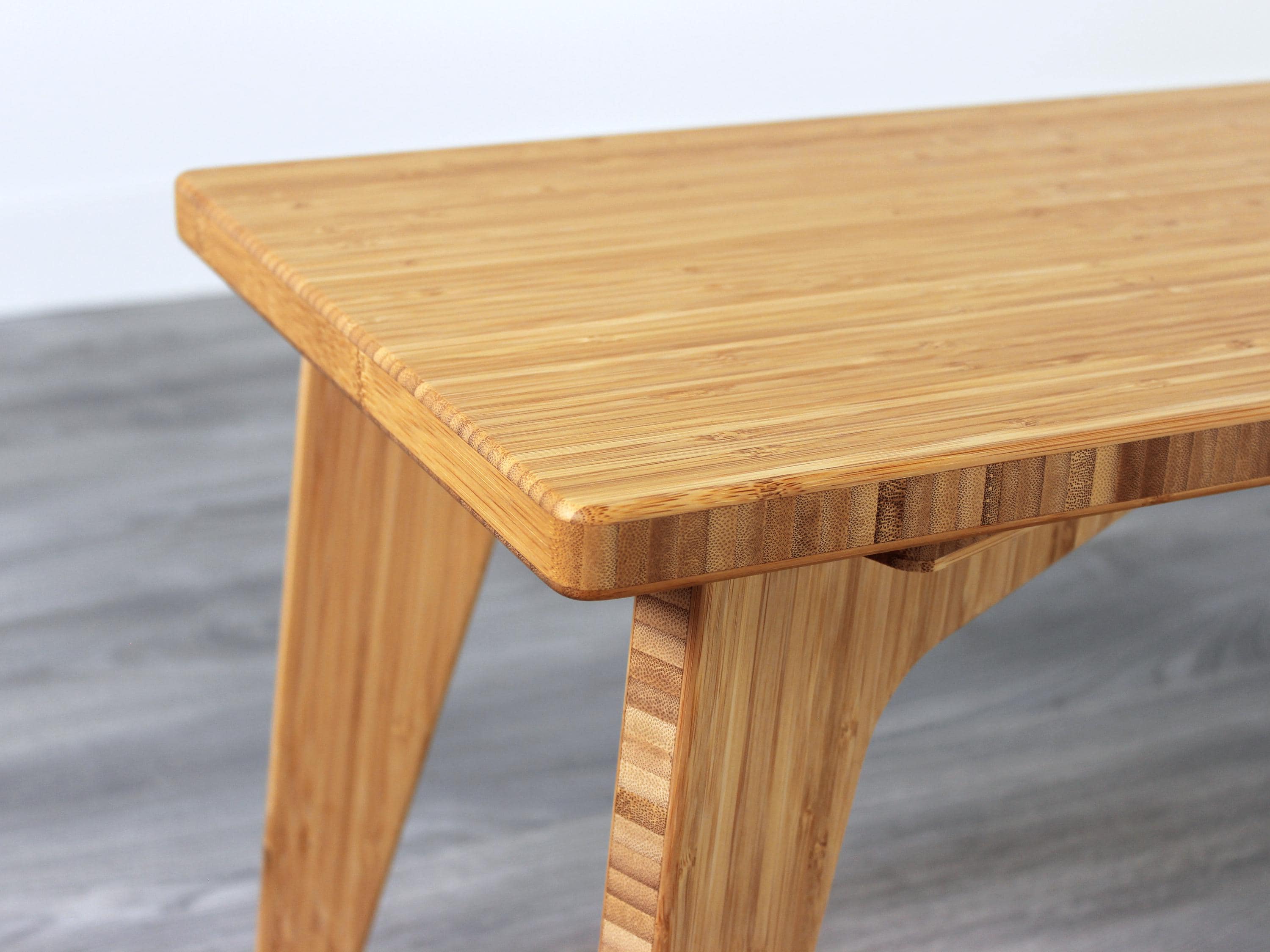 Low Bamboo Desk With Floor Seating | Japanese Style Work Table - Etsy