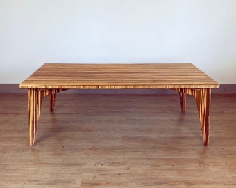 Chabudai Coffee Table | Japanese Table for Floor Seating | Modern Scandinavian and Japanese Design | Sustainably Made Custom Coffee Table