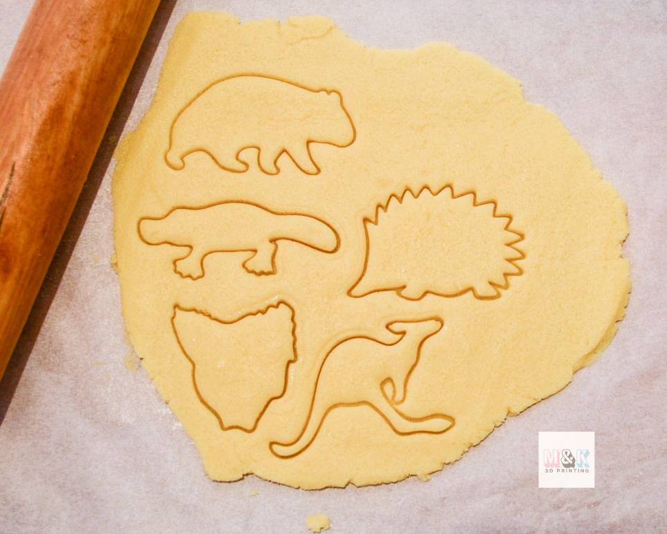 Australian Animals Cookie Cutter Set 7 Styles Australia Etsy Australia