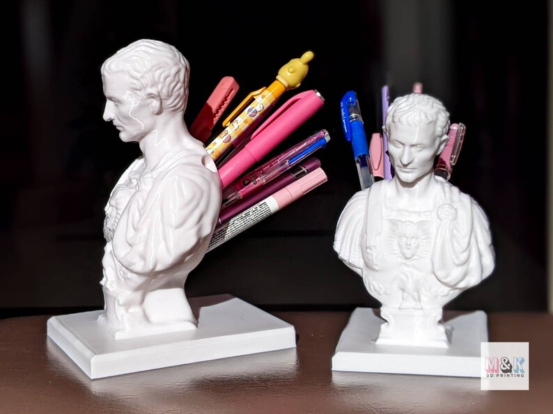 16cm/20cm Julius Caesar Pen Holder Pencil Holder History Etsy Australia