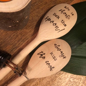 Gifts for Child Bakers Bake Off Quote Hand Burned Wooden Sooons Children\u2019s Baking Gifts Child/'s Star Baker Wooden Spoon