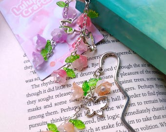 Lily of the Valley Flower Bookmark: Metal Hook Book Accessory
