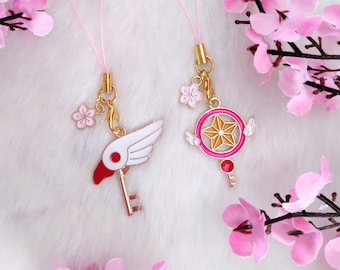 Keychain x1 Cartoon Anhänger Tasche Deko Cardcaptor Sakura Schlüsselanhänger Süß