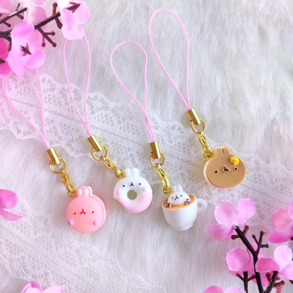 Small 3D Kawaii Clay Charm - Kawaii Pastel Keychain - Pastel Food Charm - Gift - Cute Phone Charm -