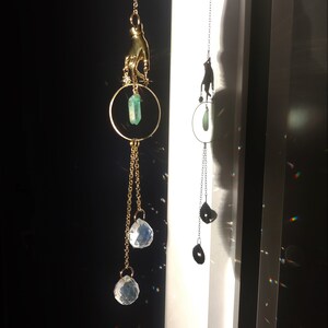 Aura Crystal Suncatcher - Suncatcher - Prism Suncatcher - Wall Hanging - Boho Deco - Gift - Aurinkosieppari - Crystal Decor