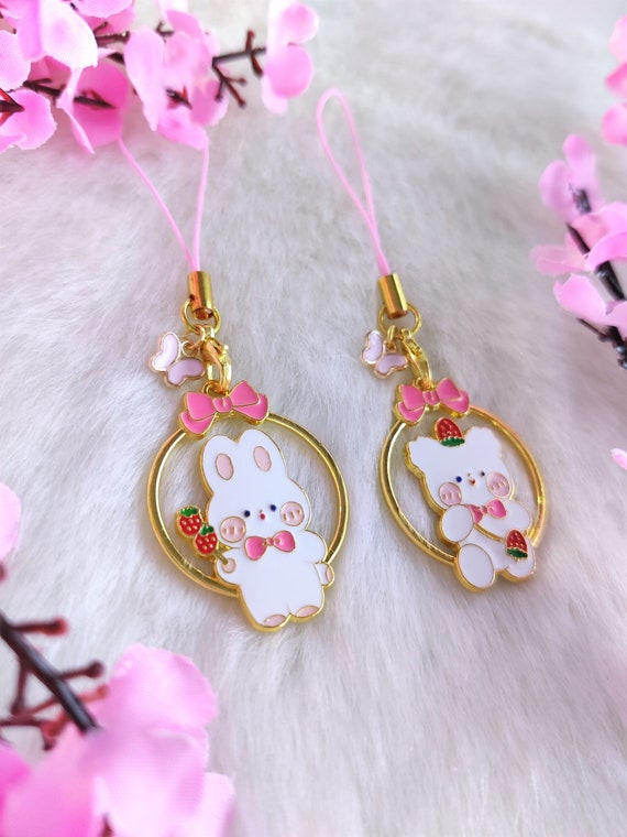 Kawaii Phone Charm Cute Pastel Sweets Keychain Phone Charm