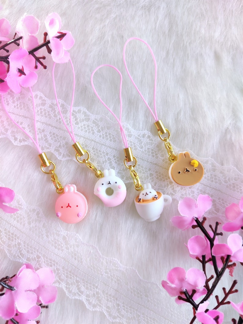 Small 3D Kawaii Clay Charm Kawaii Pastel Keychain Pastel Etsy