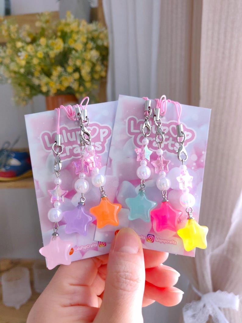 puffy star charm