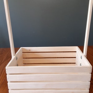 Panier en bois avec poignée