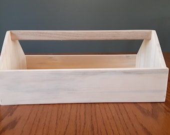 14" verktygslåda i trä