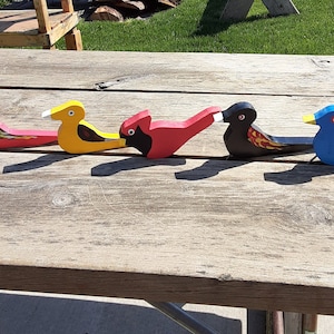 Wooden Bird Yard Decor (each)