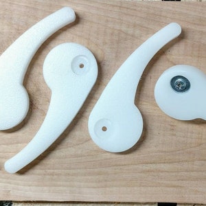 HDPE Cam Clamps, CNC Machining Hold Down, Woodworking, Non-Marring, Super strong, set of 4