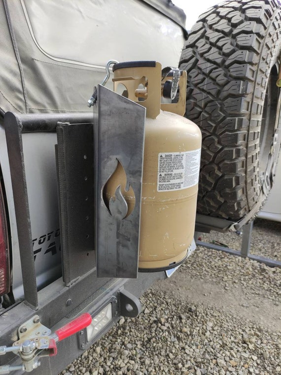 11 Lb Propane Tank Cylinder Mount Cradle for Camping Overlanding