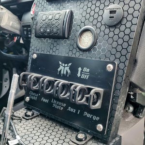 Custom Aluminum Switch Panel, Drift / Track / Drag Car, Buggy, Rock ...