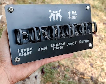 Custom Aluminum Switch Panel, Drift / Track / Drag Car, Buggy