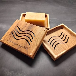 Solid Hardwood Soap Holder Tray, Small Batch Made, Sustainable, Soap Bar, Gorgeous Birch, Great Gift Idea!