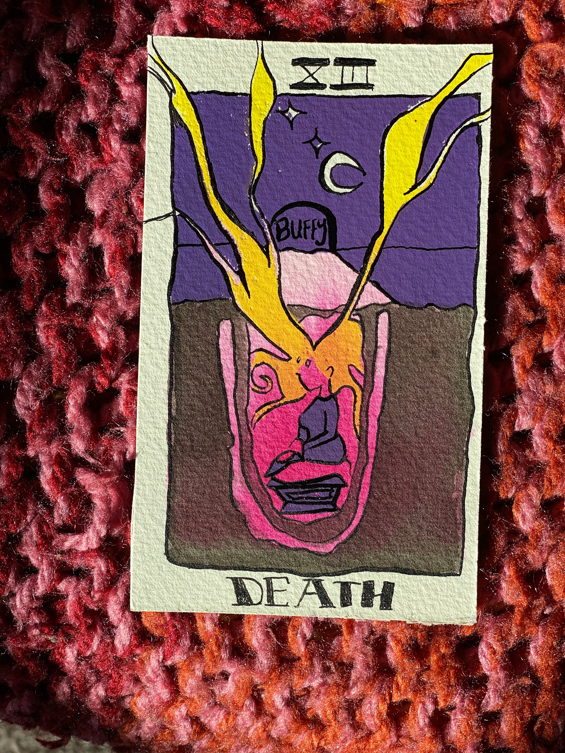 Buffy the Vampire Slayer Tarot Death Card Print Limited - Etsy