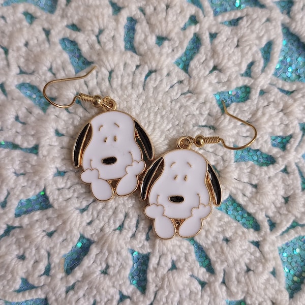 Snoopy Earrings Etsy