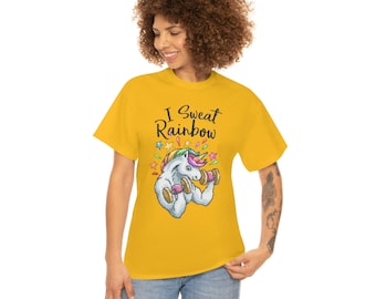 Sweat Rainbows Unisexe Heavy Cotton Tee