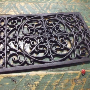 Ornate cast iron air vent air brick grille - cover -  repair