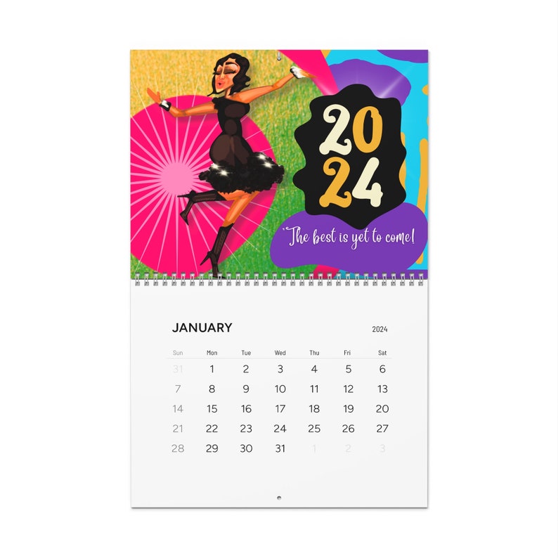 My Season is NOW 2024 African American Art Wall Calendar Etsy