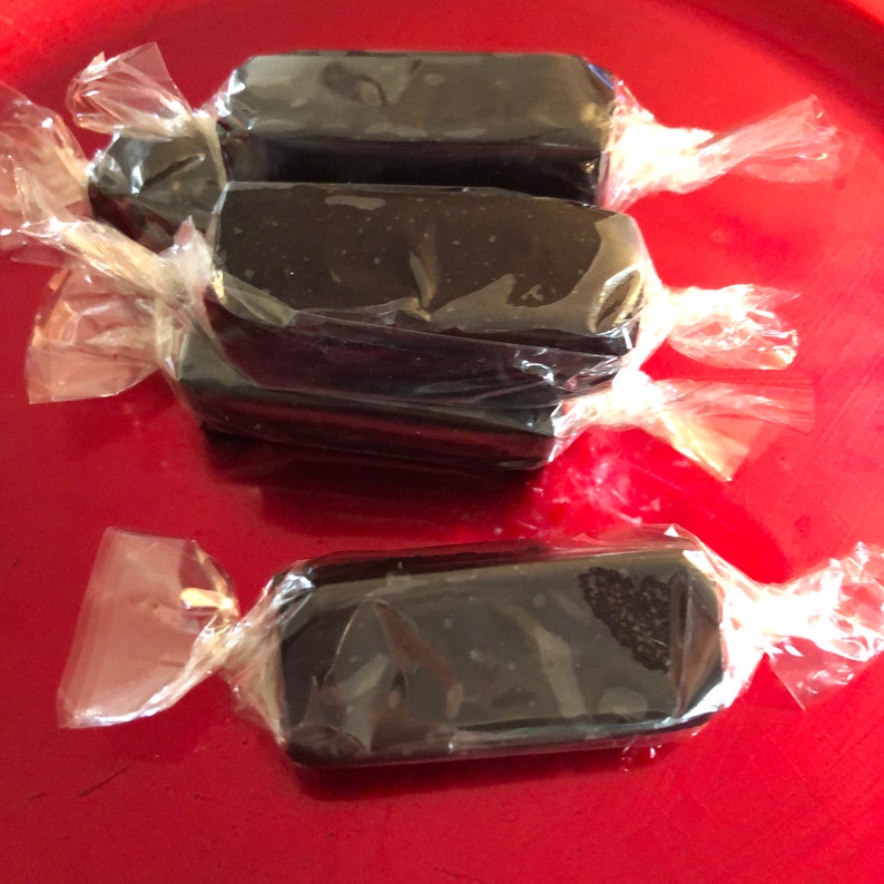 Licorice Caramels Black Licorice Creamy Buttery Caramels Best Etsy