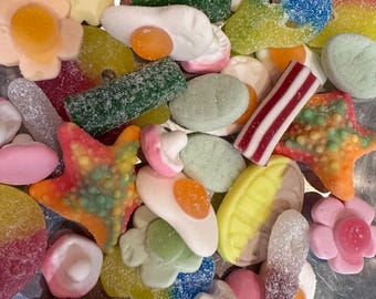 Swedish Sour Vegan Candy Mix: BUBS Gummies, Nordic Treat Gift