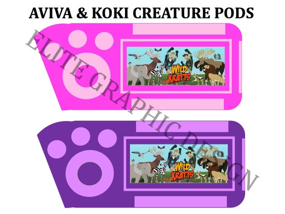 Printable Play Set Wild Kratts Creature Power Discs Cupcake Etsy Hong Kong