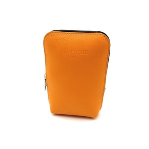 franartPiel - Cigarette case, cigarette case with lighter, tobacco pouch with 2 zippers, handmade in Ubrique leather - Genuine leather
