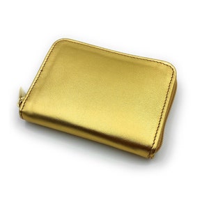 franartPiel - Cartera de cremallera para mujer 10,5cm modelo pequeño con billetera, monedero y tarjetero hecho en Piel Ubrique