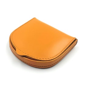 franartPiel - Classic heeled coin purse handmade in Ubrique Leather - High Quality Leather (Basic Colors) 1/3